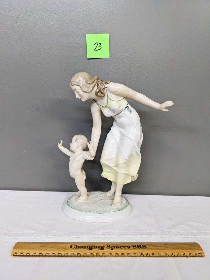 23. 12" Mother + Child Figurine