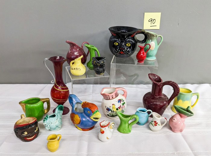 90. Collection of Mini Pitchers