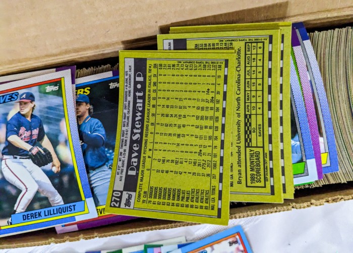 105. (2) Boxes of Baseball Cards + Collectible Super Bowl Pins - Image 11