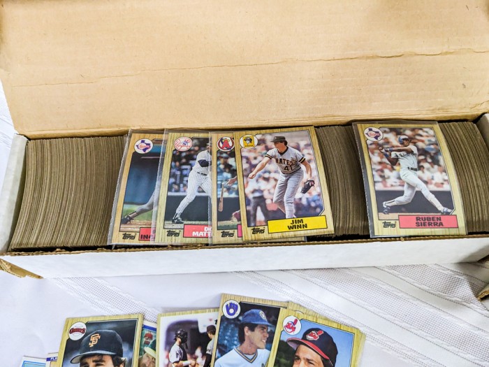 105. (2) Boxes of Baseball Cards + Collectible Super Bowl Pins - Image 8