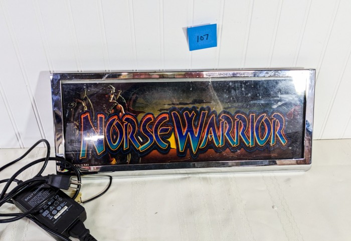 107. Norse Warrior Light Up Sign