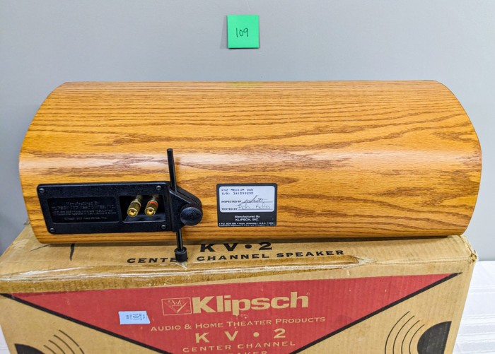 109. Klipsch Center Channel Speaker - Image 5