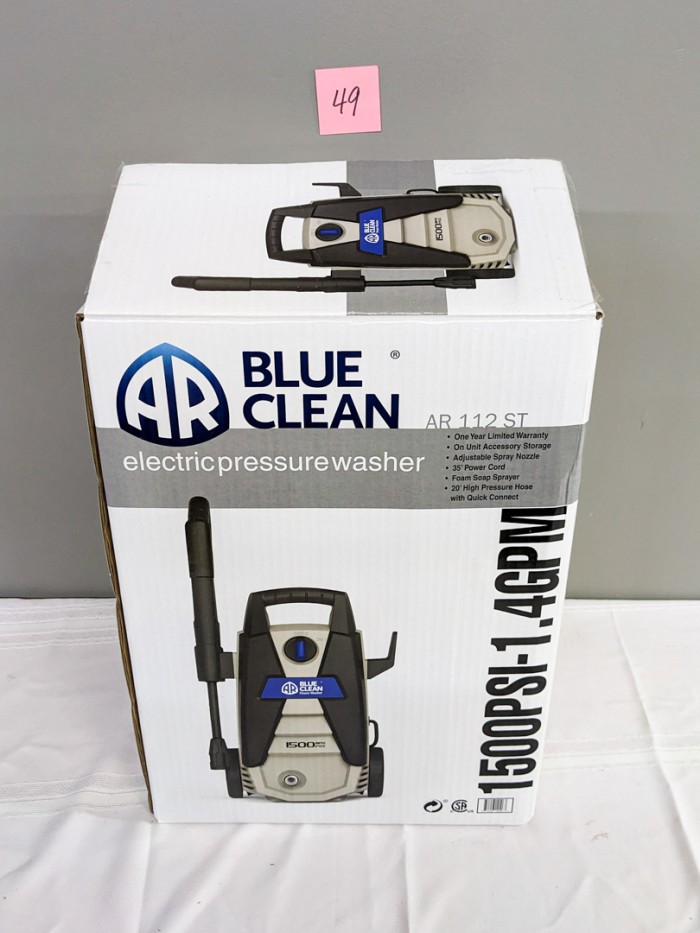 49. (NEW) AR Blue Clean Electric Pressure Washer