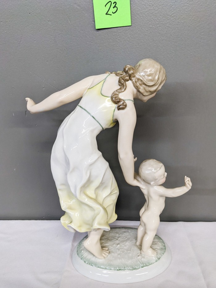 23. 12" Mother + Child Figurine - Image 3