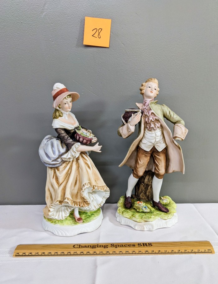 28. (2) Lefton Figurines