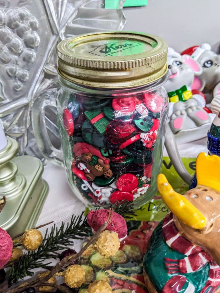 144. Glass Pedestal Bowl, Tray + Christmas Decor - Image 3