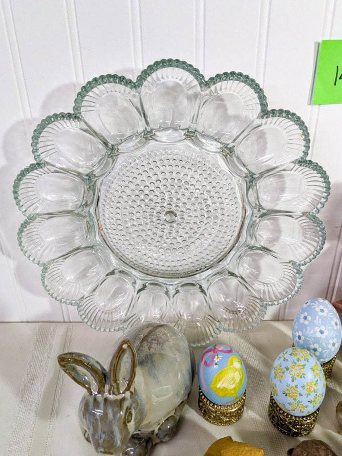 145. Egg Plate, Hand Painted Eggs + Easter Decor - Image 3