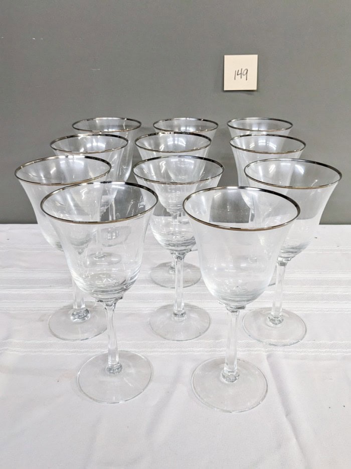 149. (11) Wine Glasses