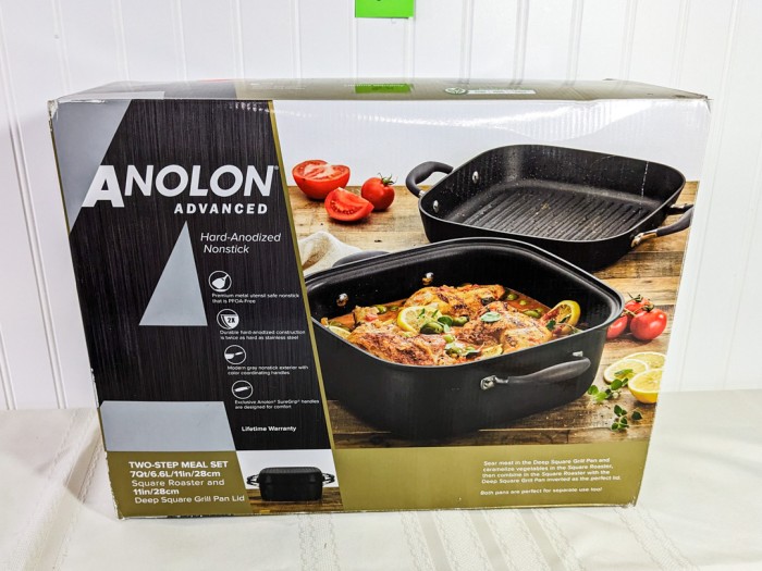 82. Anolon Roaster + Grill Pan - Image 3