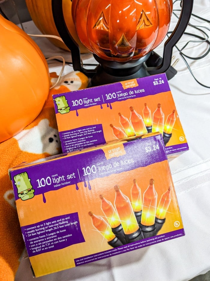 156. Halloween Lot - Light Up Pumpkins, Lights and Decor - Image 6