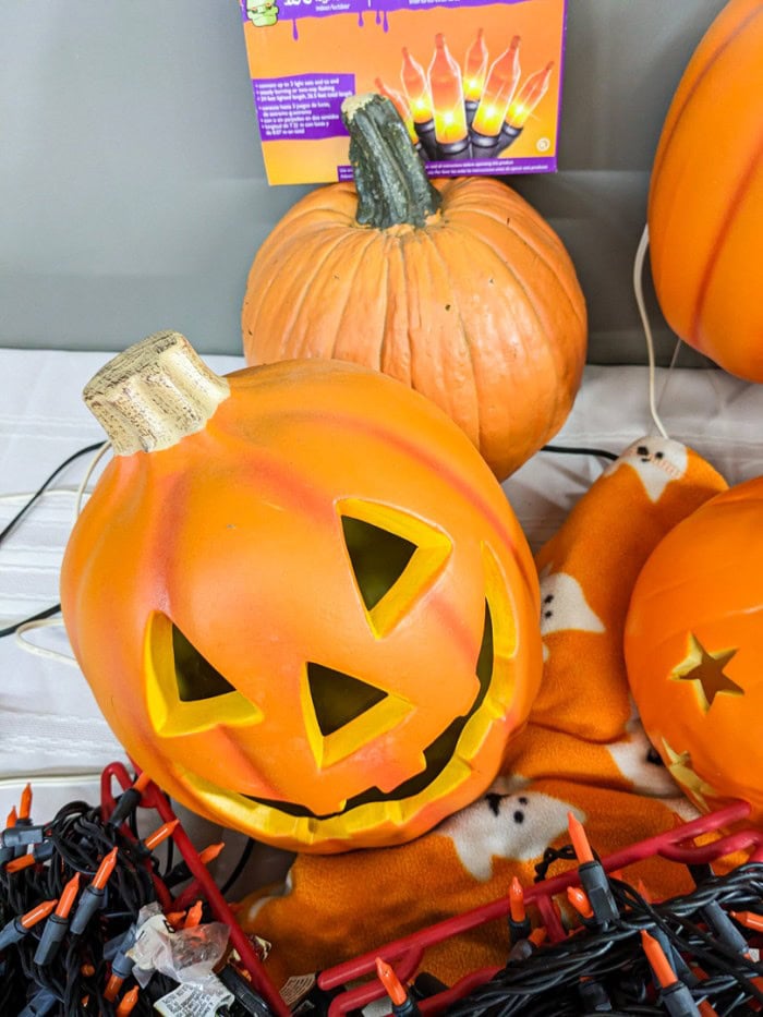 156. Halloween Lot - Light Up Pumpkins, Lights and Decor - Image 3