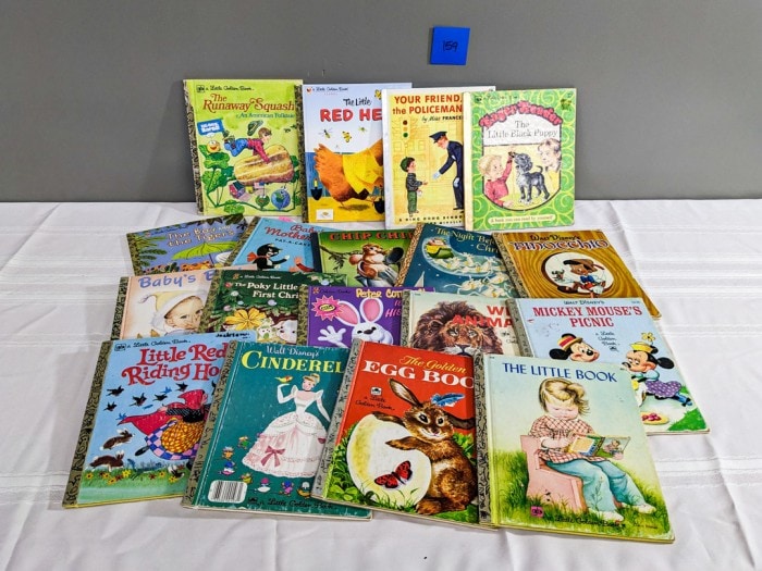 159. (18) Vintage Little Golden Books