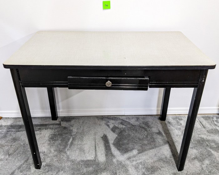 166. Vintage Table w/ Laminate Top