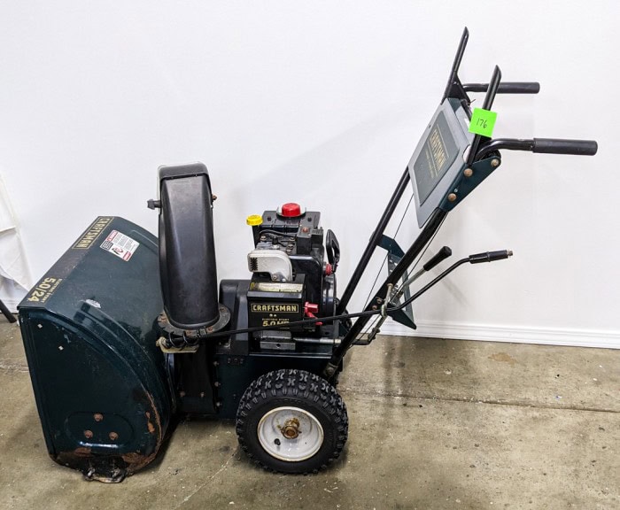 176. Craftsman Electric Start Snowblower