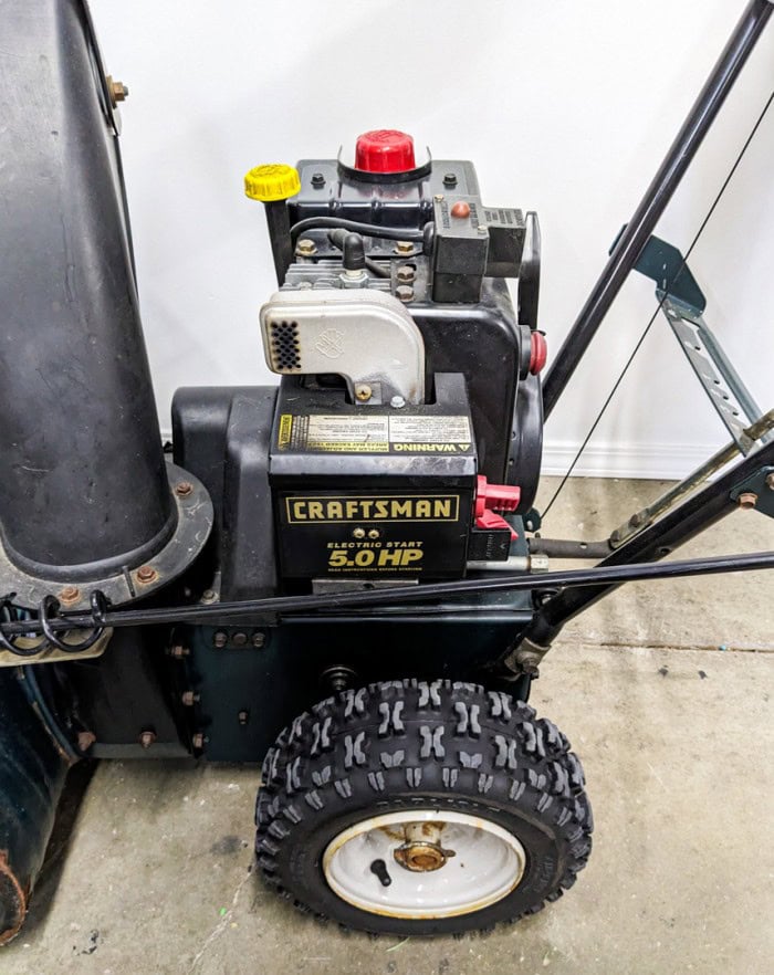 176. Craftsman Electric Start Snowblower - Image 7