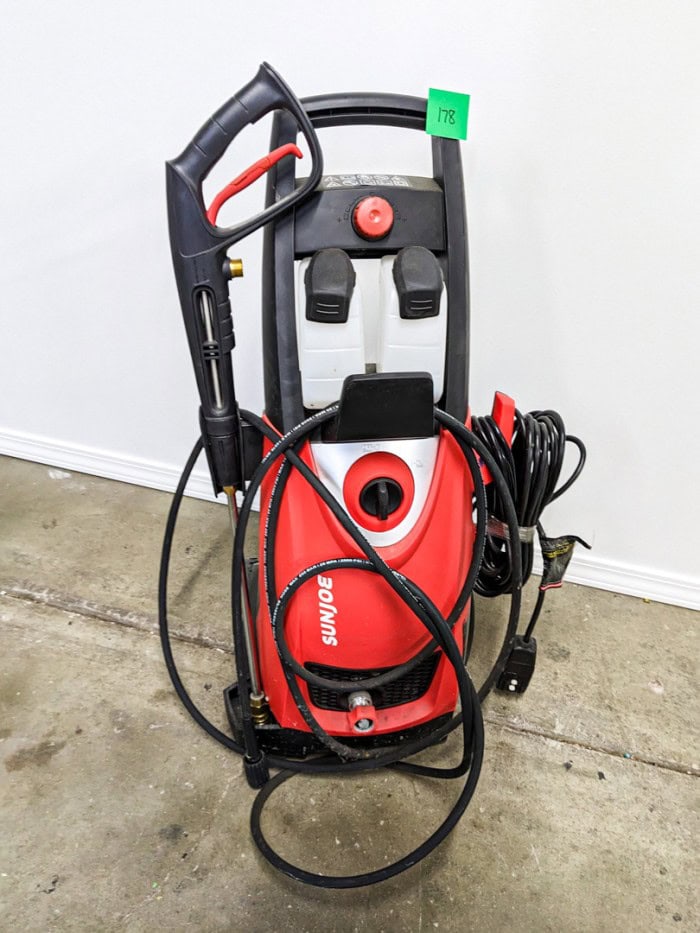 178. Sun Joe Pressure Washer