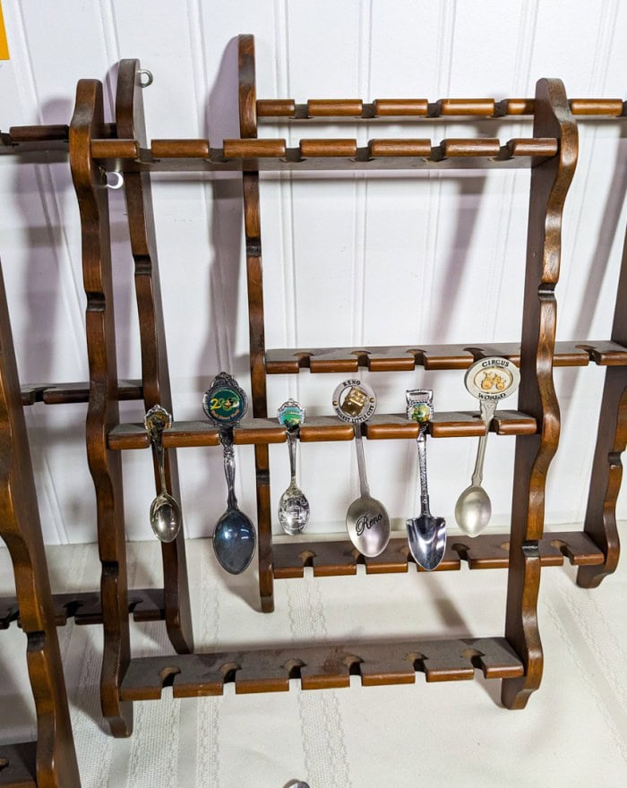 191. (5) Spoon Racks + Souvenir Spoons - Image 14