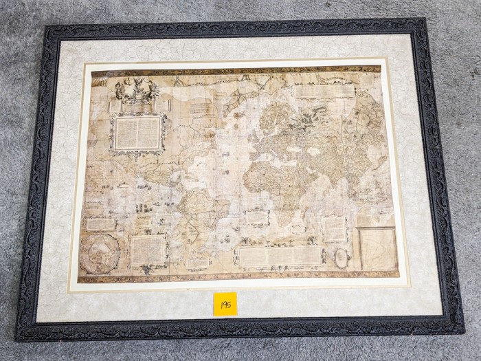 195. World Map Print