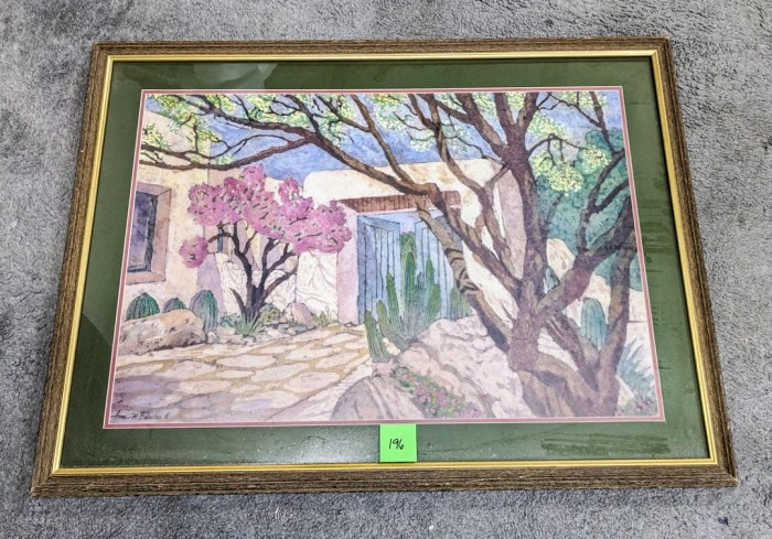 196. Southwestern Adobe Print