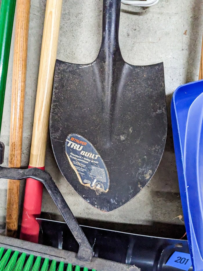 201. Garden Tools, Galvanized Trash Can + Extension Cord - Image 3