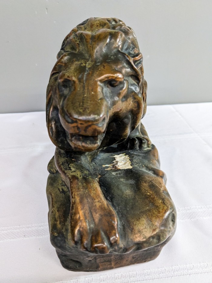 34. 8" Prowling Lion Statue - Image 2