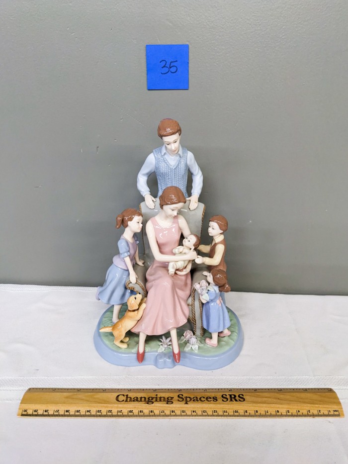 35. 10" Family Figurine