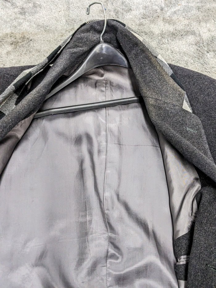 235. Charcoal Thomas + Thomas Overcoat - Size 3XL - Image 4