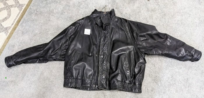 242. Marc Studio Leather Jacket - Men's Size 3XL