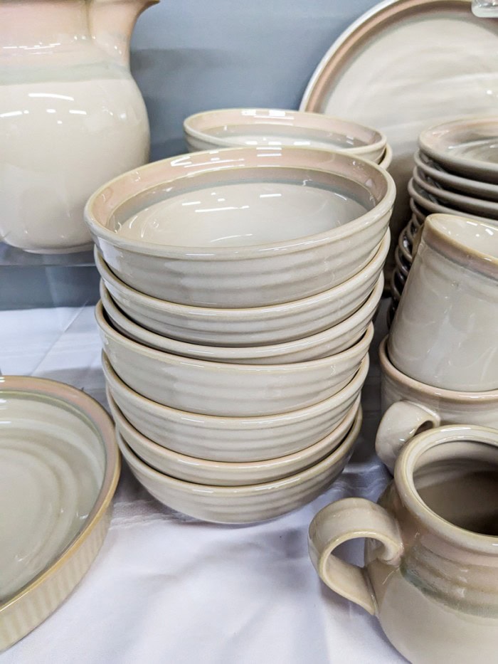 253. Noritake Stoneware - (14) Dinner Plates, (14) Bowls, (14) Salad Plates, (14) Mugs + (12) Serving Pieces - Image 2