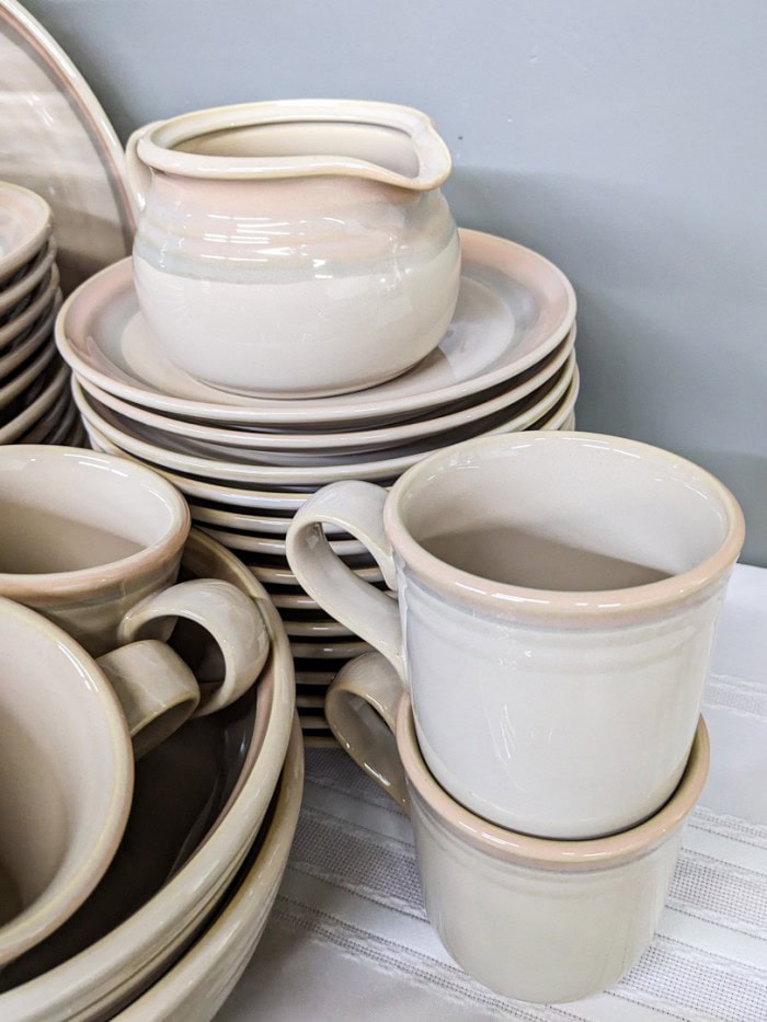 253. Noritake Stoneware - (14) Dinner Plates, (14) Bowls, (14) Salad Plates, (14) Mugs + (12) Serving Pieces - Image 8