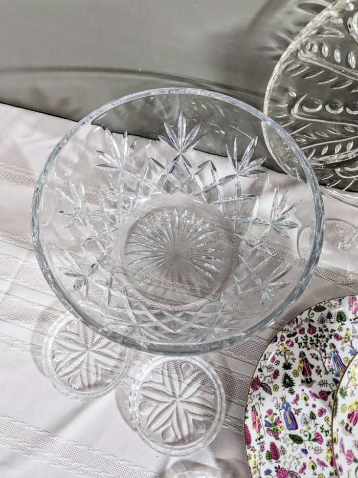 255. 2-Tiered Server, Lenox Bowl, (4) Champagne Glasses, Platter + Coasters - Image 9