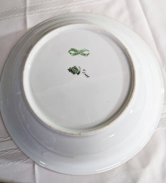 258. (2) Bowls, Divided Glass Tray, Vase + Hand Painted Plate - Image 10