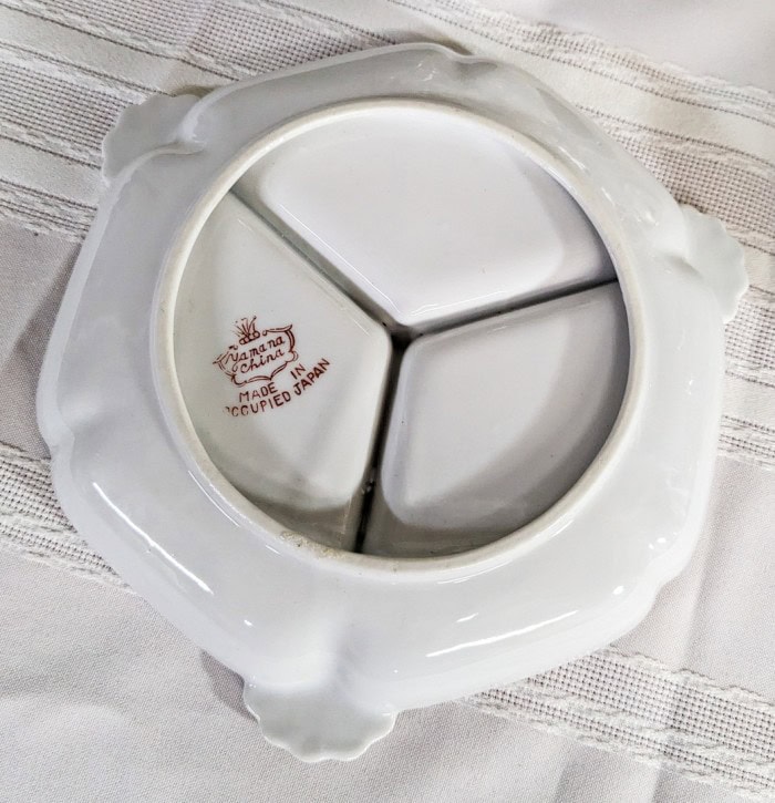 261. Lenox Clock, Glass Platter, Teapot, Teacup/Saucer, Divided Dish + Egg - Image 3