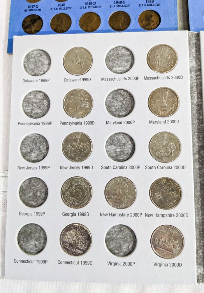 221. Coins in Booklets (not complete) - Image 2