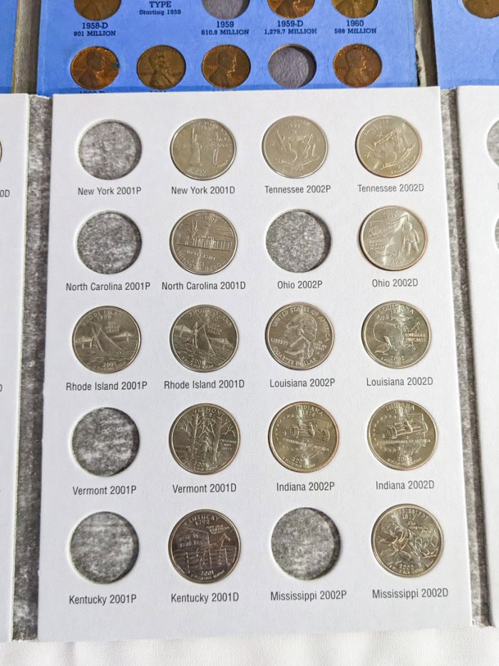 221. Coins in Booklets (not complete) - Image 3