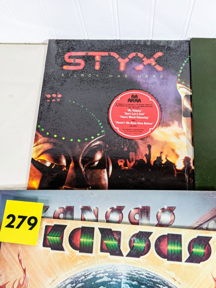 279. (3) Kansas + (2) STYX Albums - Image 6