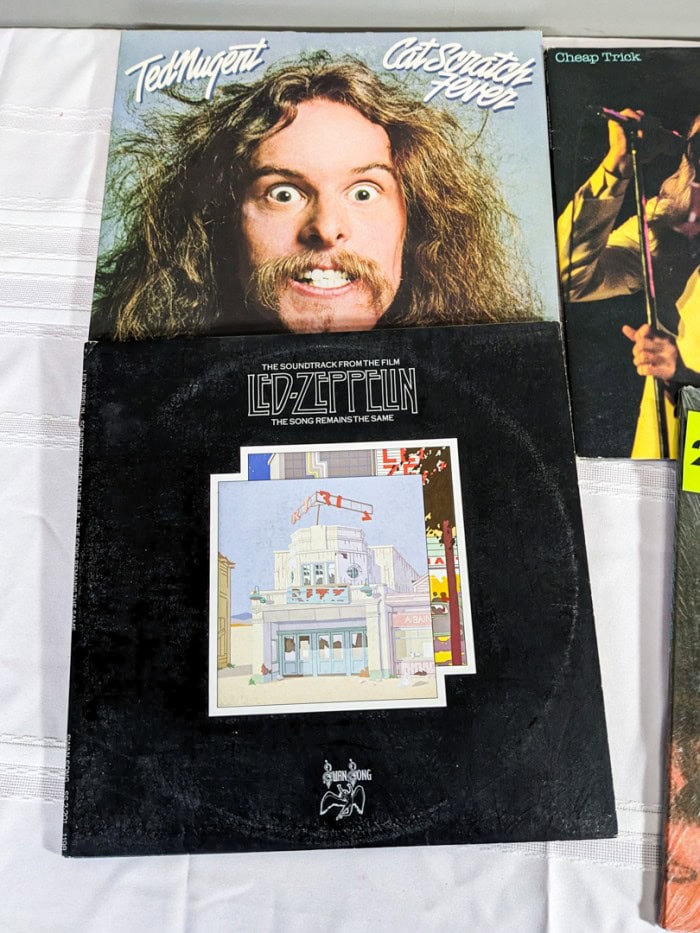 280. Neil Young, Cheap Trick, Led Zeppelin + Ted Nugent Albums - Image 4