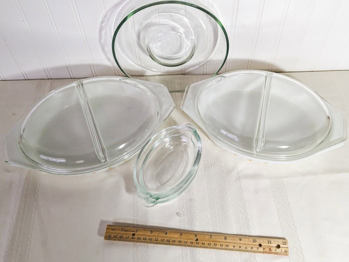 283. (2) Pyrex Covered Dishes + (3) Sm. Pyrex Dishes - Image 7