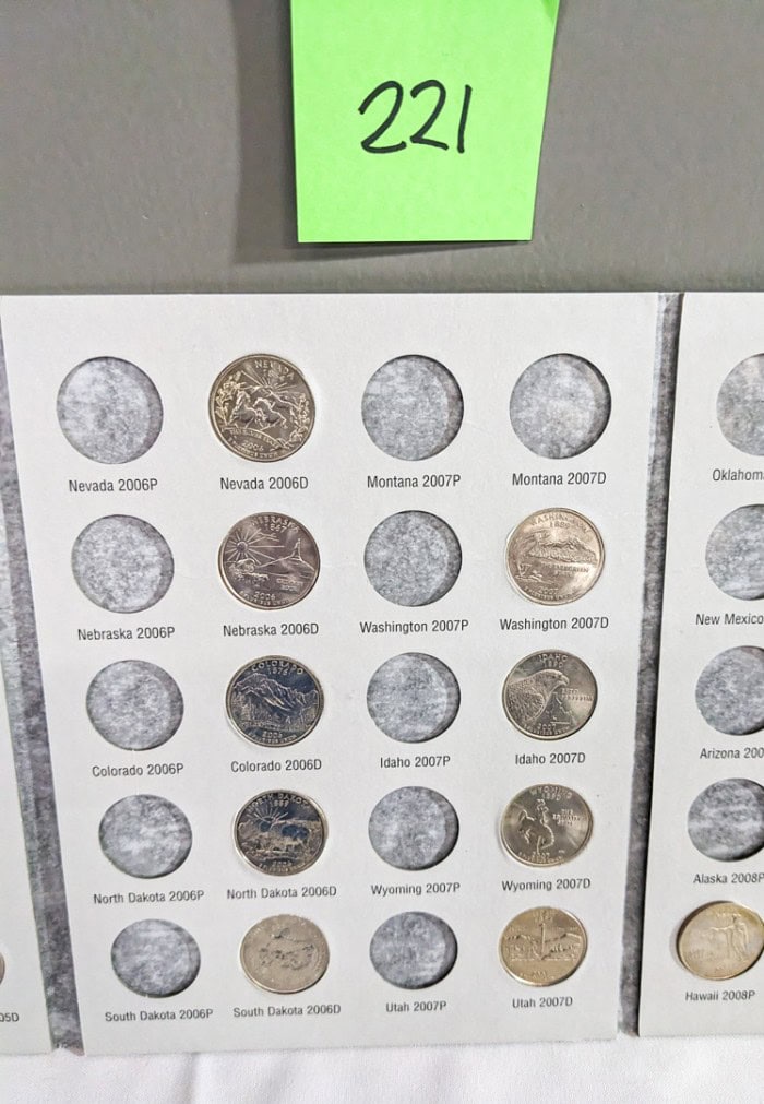 221. Coins in Booklets (not complete) - Image 15