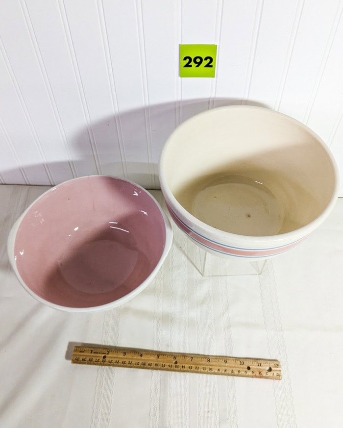 292. Vintage Stoneware Bowls - Image 10