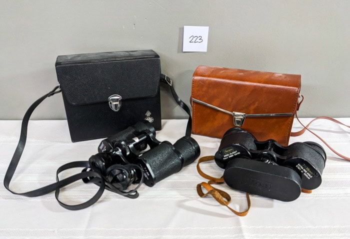 223. Sears + Tasco Binoculars