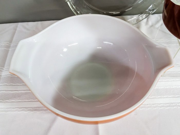 326. Pyrex Autumn Harvest Bowl +  Covered Dish - Image 3