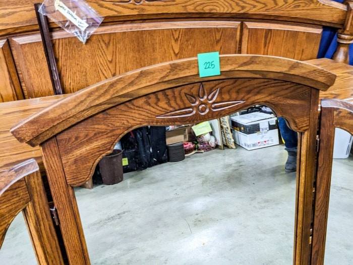 225. Palliser Dresser w/ Mirror + Headboard w/ Frame - Image 2