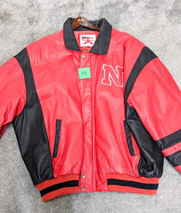 233. Nebraska Leather Jacket - Size 3XL - Image 2