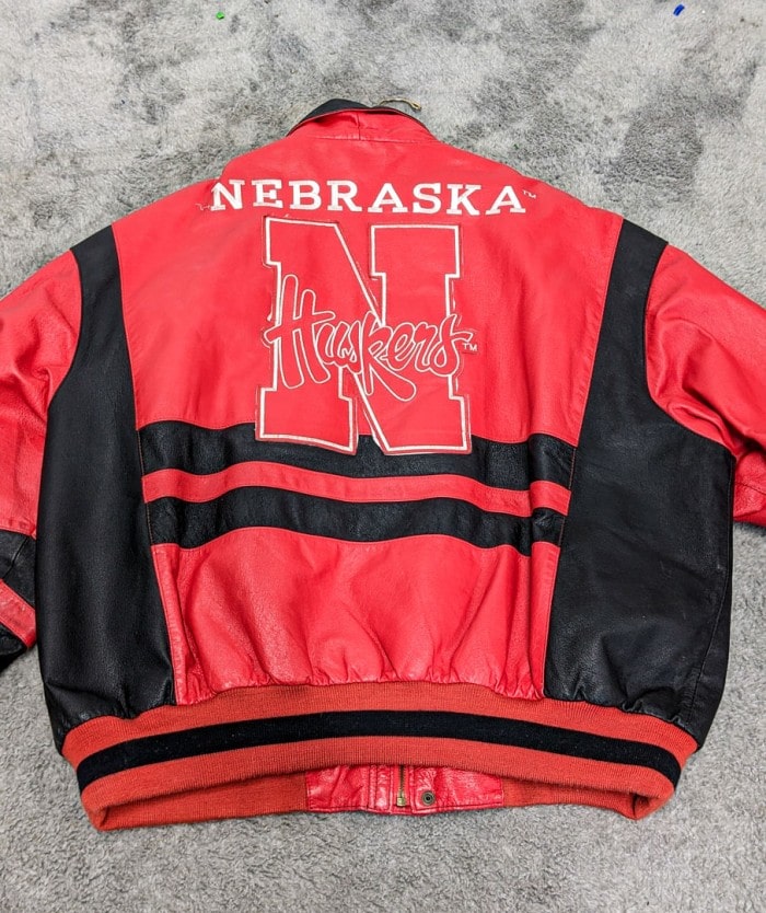 233. Nebraska Leather Jacket - Size 3XL - Image 5