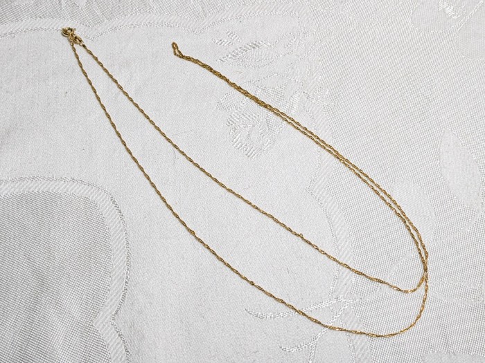 208. 30" 14K Gold Chain - Image 5