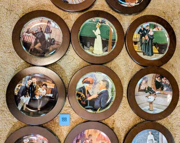 188. (14) Norman Rockwell Collector Plates - Image 3