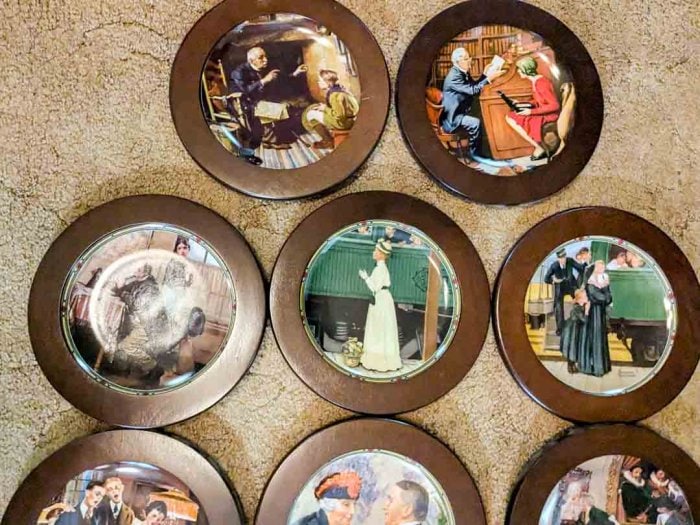 188. (14) Norman Rockwell Collector Plates - Image 4