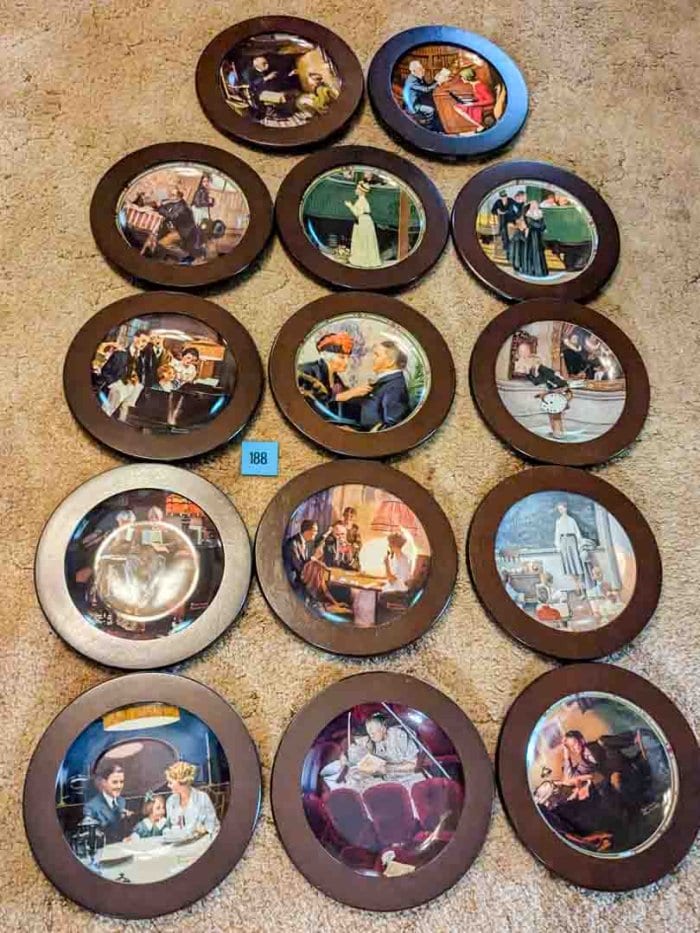 188. (14) Norman Rockwell Collector Plates - Image 5