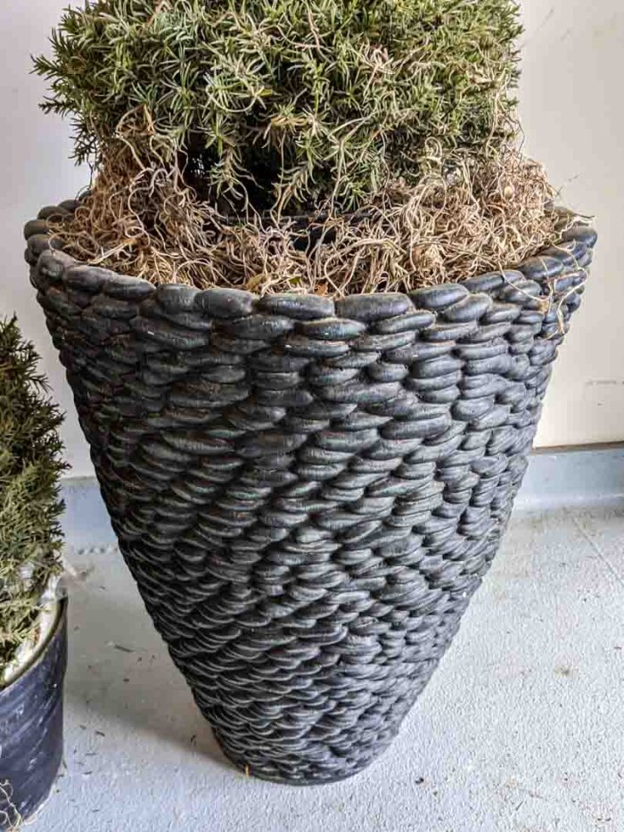 362. (2) Faux Plants in Resin Pots - Image 2